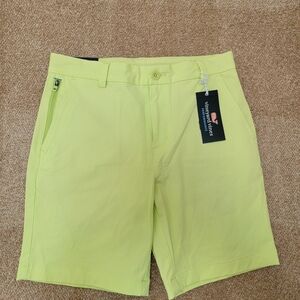 Vineyard Vines Kids Lime Green Shorts